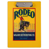 Rodeo GemüseLabelSalinas, CA Klemmbrett (Vorderseite)