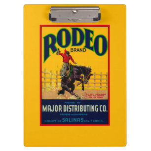 Rodeo GemüseLabelSalinas, CA Klemmbrett