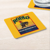 Rodeo GemüseLabelSalinas, CA Rechteckiger Pappuntersetzer (angewinkelt)