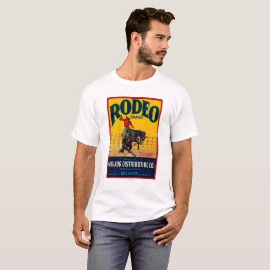 Rodeo GemüseLabelSalinas, CA T-Shirt (Vorne ganz)