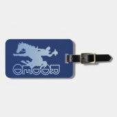 RODEO-Gepäckmarke Gepäckanhänger (Vorderseite horizontal)