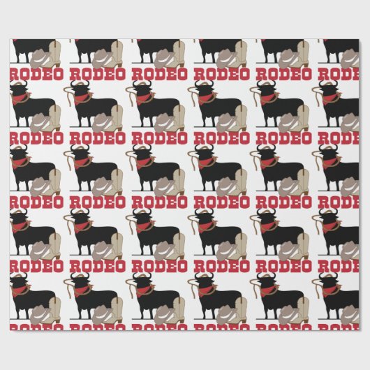 Rodeo Geschenkpapier (Flach)