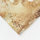 Rodeo Girl on Horse Malerei Personalisiert Fleecedecke (Ecke)