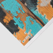 Rodeo Glam Turquoise Leopard Print Decoupage Seidenpapier (Ausschnitt)