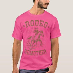 Rodeo Godmutter Western Cowboy Familie Match Mot T-Shirt