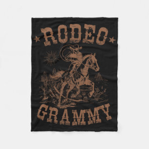 Rodeo Grammy Western Cowboy Family Matching Mutter Fleecedecke
