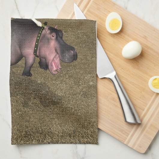 Rodeo Hippo Handtuch (Viertel Falte)