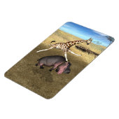 Rodeo Hippo Magnet (Linke Seite)