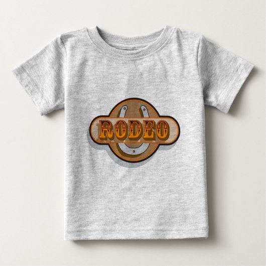 Rodeo Horseshoe Baby T-shirt (Vorderseite)