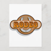 Rodeo Horseshoe Postkarte (Vorderseite)