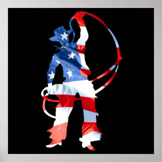 Rodeo ist Amerika - Roping Poster
