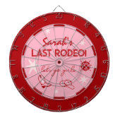 Rodeo Junggeselinnen-Abschied Sign Dartboard Dartscheibe (vorne)