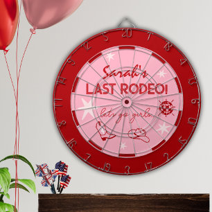 Rodeo Junggeselinnen-Abschied Sign Dartboard Dartscheibe