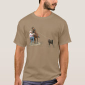 Rodeo - Kalb-Bindung; Kalb Roping T-Shirt (Vorderseite)