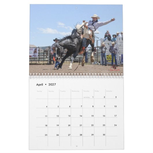 Rodeo-Kalender 2020 Kalender (Apr 2027)