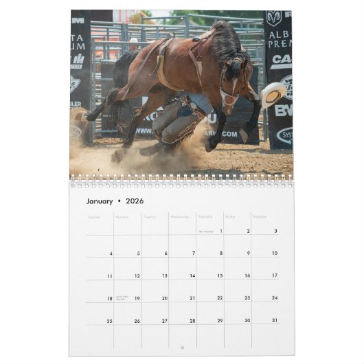Rodeo-Kalender Kalender (Jan 2026)