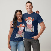 Rodeo-Katze Mädchen T-Shirt (Unisex)