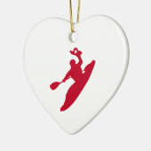 Rodeo Kayak Keramik Ornament (Links)