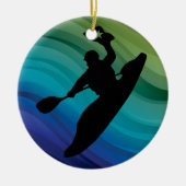 Rodeo Kayak Keramikornament (Vorne)