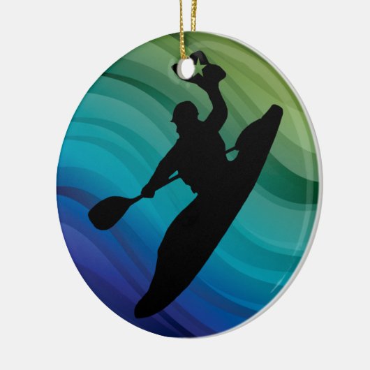 Rodeo Kayak Keramikornament (Links)
