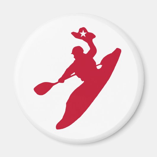 Rodeo Kayak Magnet (Vorne)