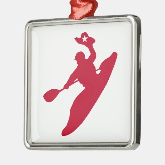 Rodeo Kayak Ornament Aus Metall (Links)