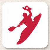Rodeo Kayak Untersetzer (Vorderseite)