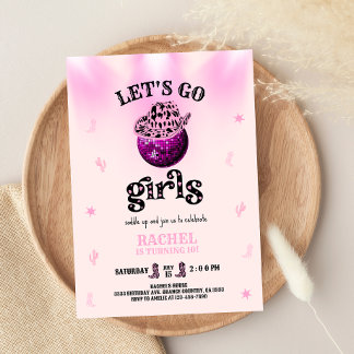 Rodeo Let's go girls Einladung