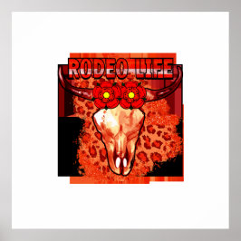 Rodeo Life T - Shirt Classic Poster