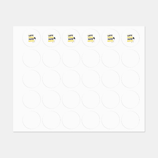 Rodeo makers etiketten (Blatt)