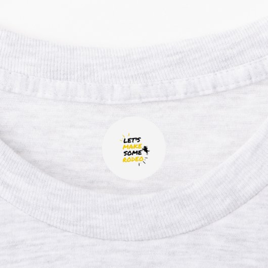 Rodeo makers etiketten (Befestigt)