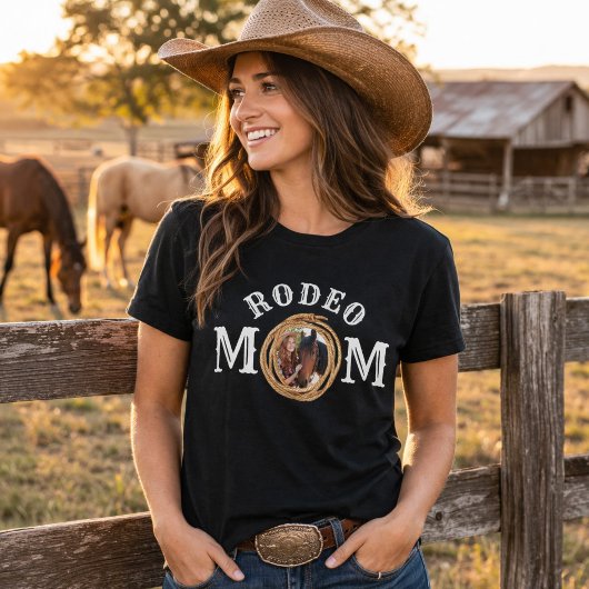 Rodeo Mama Foto T-Shirt
