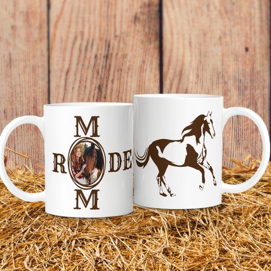 Rodeo Mama Western Horse Cowgirl Foto Kaffeetasse