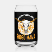 Rodeo Mama | Western Muttertag Einzigartig Dosenglas (Vorderseite)