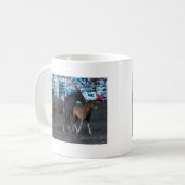 Rodeo Mare und Foal Kaffeetasse (Vorderseite Links)