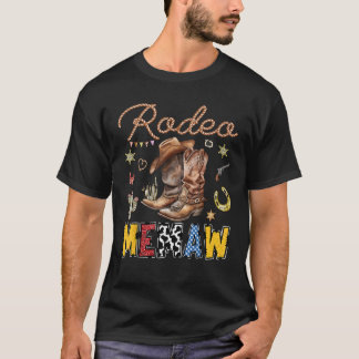 Rodeo Memaw Western Cowboy Birthday Matching Famil T-Shirt