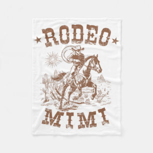 Rodeo Mimi Western Cowboy Family Matching Mother Fleecedecke