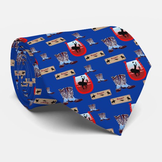 Rodeo-Neuheits-Hals-Krawatte Krawatte (Gerollt)