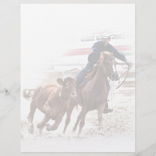 Rodeo oder Western Reitveranstaltung Flyer (Vorne)