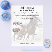 Rodeo oder Western Reitveranstaltung Flyer (Einzeln)