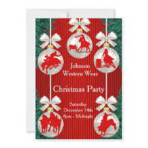 Rodeo Ornamente Kleider Grenze Rote Einladung