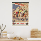 Rodeo Parade Poster (Küche)