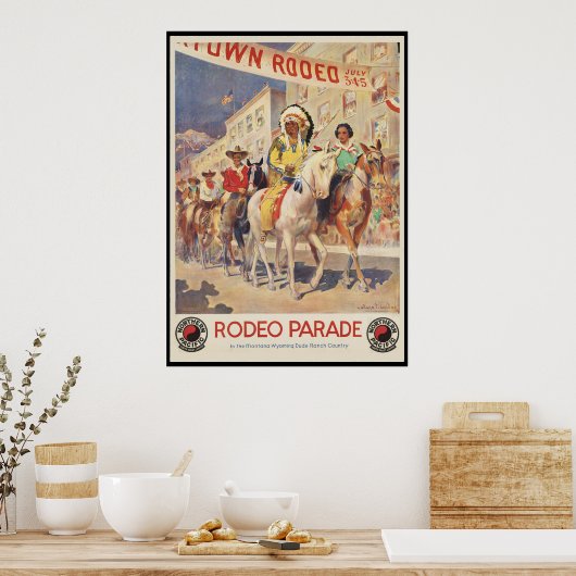 Rodeo Parade Poster (Küche)
