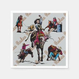 Rodeo-Party-Servietten Serviette