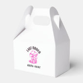 rodeo pink bachelorette party geschenkschachtel (Rückseite)