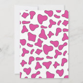 Rodeo Pink Western Geburtstag Einladung (Rückseite)