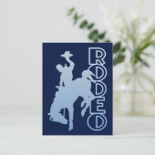 Rodeo-Postkarte, anpassen Postkarte (Stehend Vorderseite)