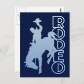 Rodeo-Postkarte, anpassen Postkarte (Vorne/Hinten)