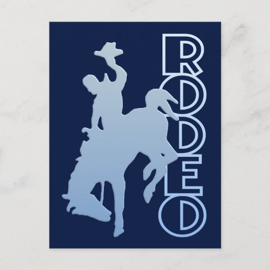 Rodeo-Postkarte, anpassen Postkarte (Vorderseite)