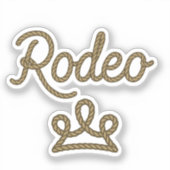Rodeo Princess Country Western Tiara Crown Aufkleber (Vorderseite)